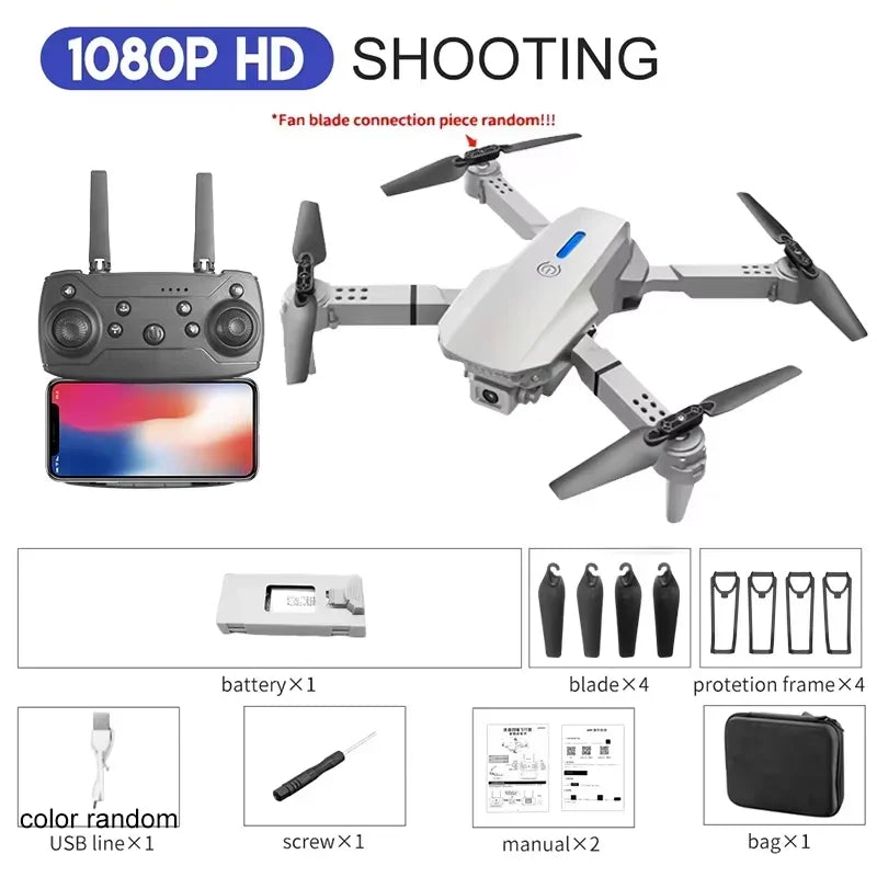 E88 Foldable 4K Camera Drone