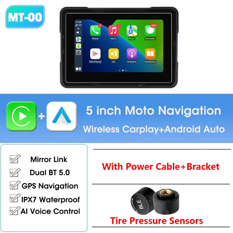 Jansite Waterproof Motorcycle GPS Display