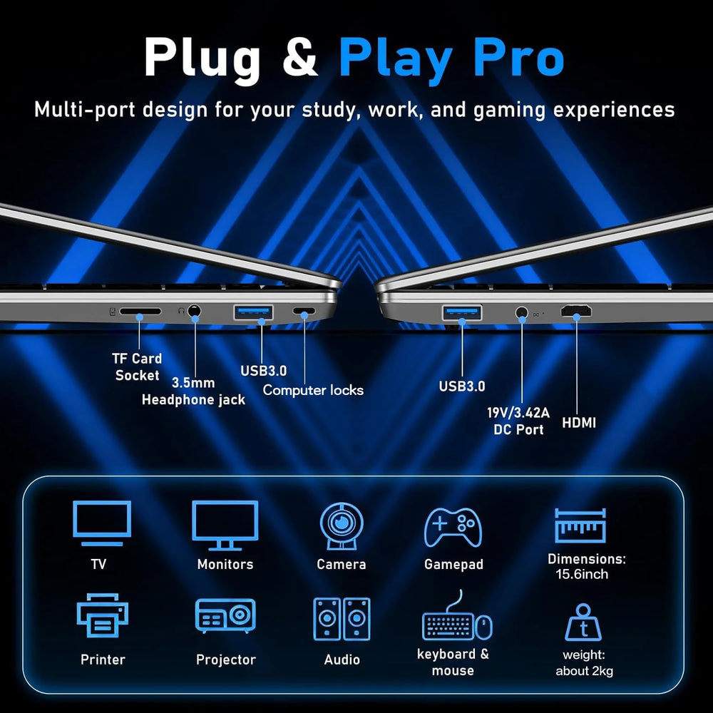 Erilles i9 Fingerprint Gaming Laptop