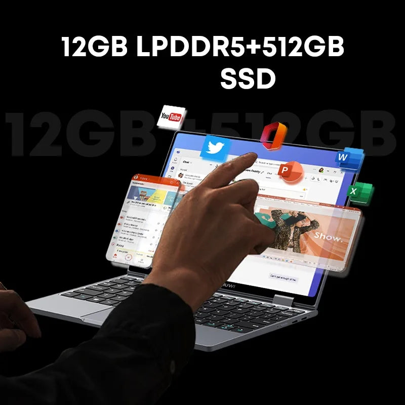CHUWI MiniBook X Convertible Laptop
