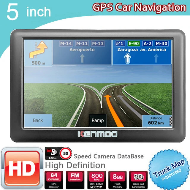 Five-Inch Caravan GPS Navigator