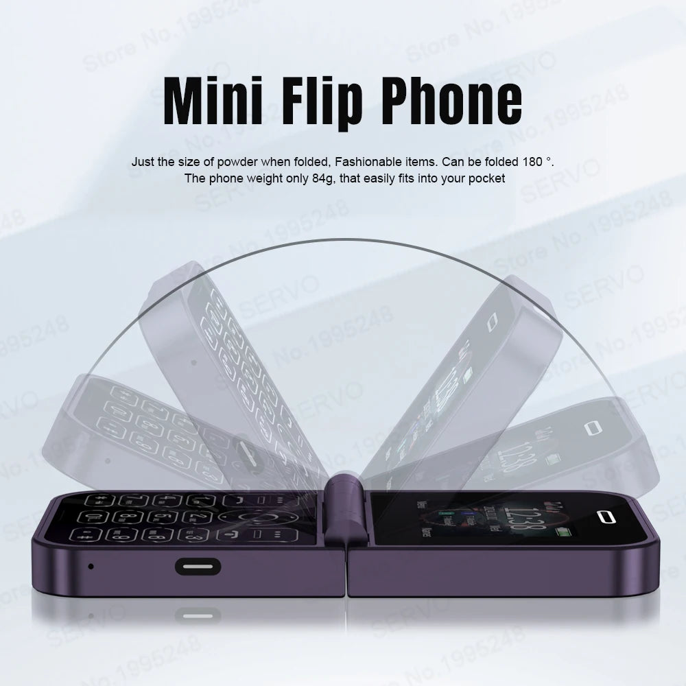 SERVO F15 Mini Flip Phone