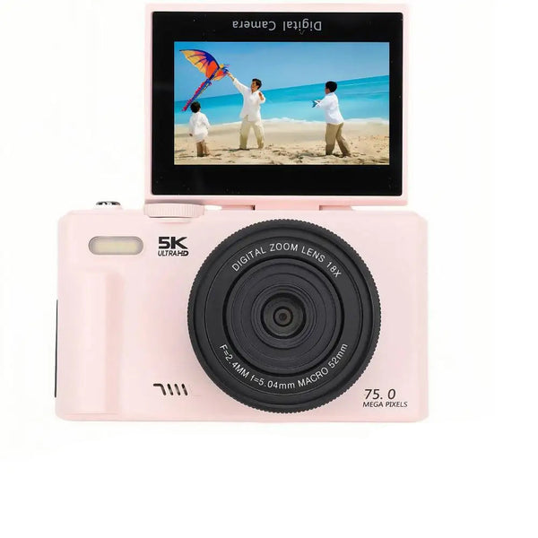 75MP 5K Flip Screen Camera