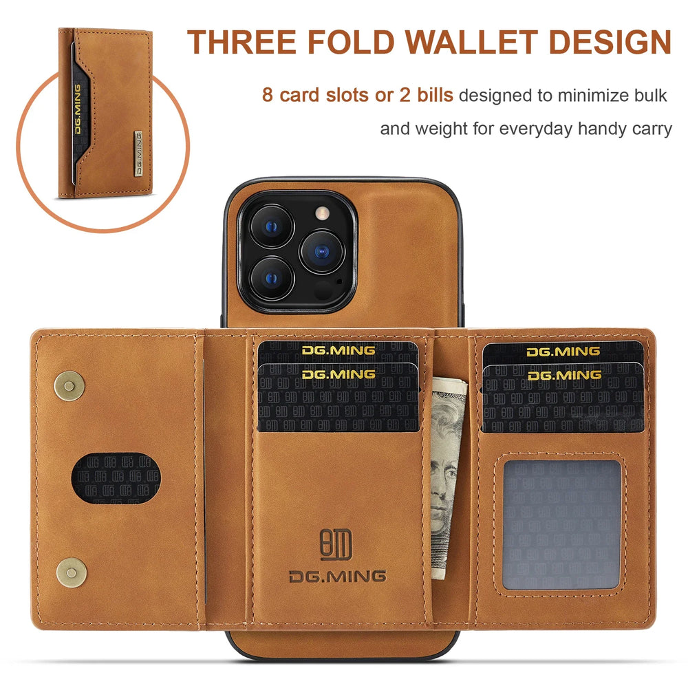 iPhone Detachable Magnetic Wallet Case