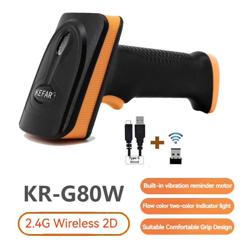 L8BL Wireless 2D Barcode Scanner