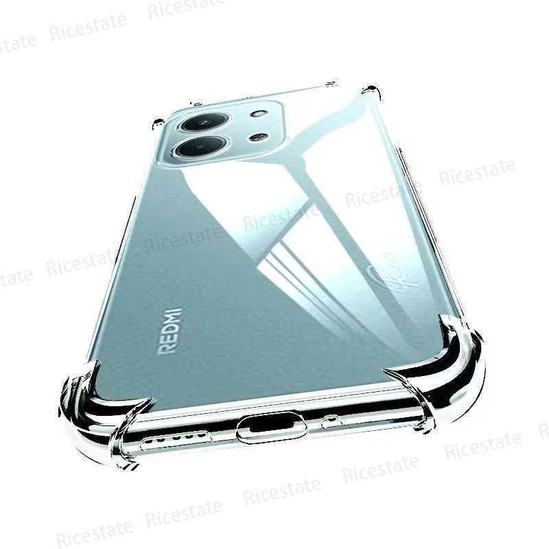 Redmi Clear Shockproof Phone Case