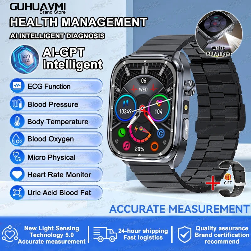 ECG Health Analysis Smartwatch