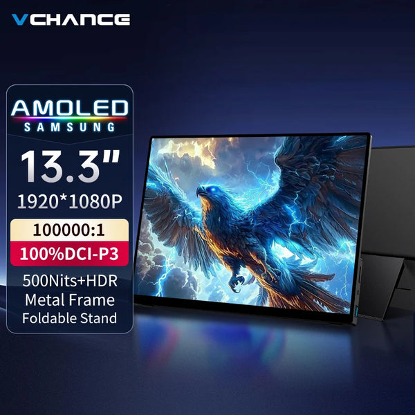 VCHANCE 13.3-Inch OLED Portable Monitor