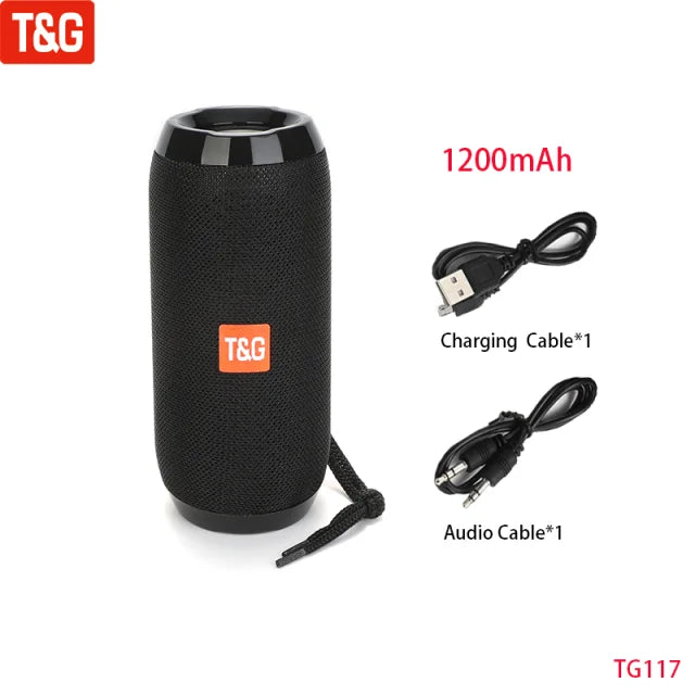 Portable FM Bluetooth Bass Speaker