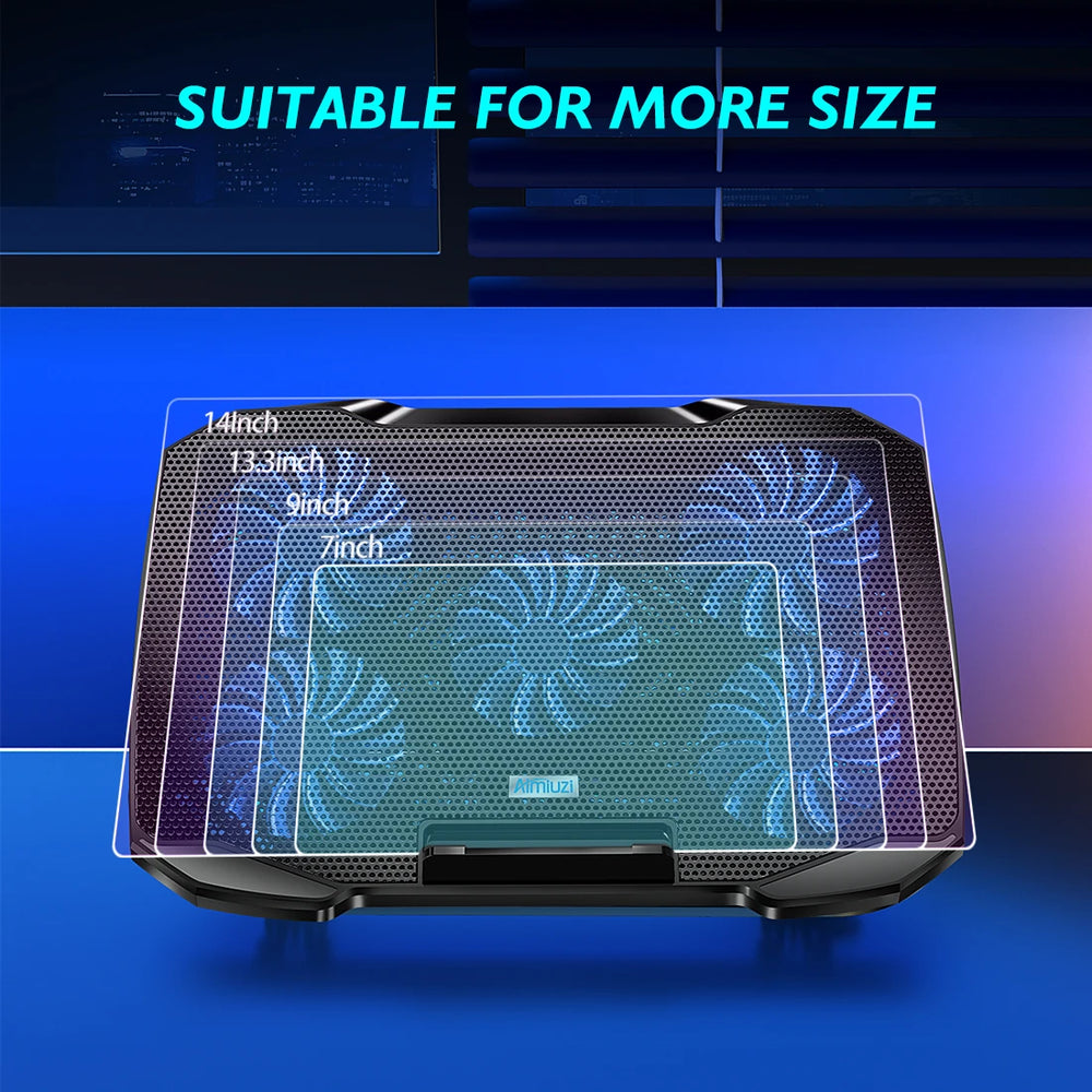 COOLCOLD Five-Fan Laptop Cooling Stand
