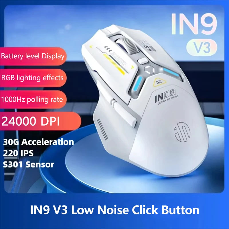 INPHIC IN9 Tri-Mode Gaming Mouse