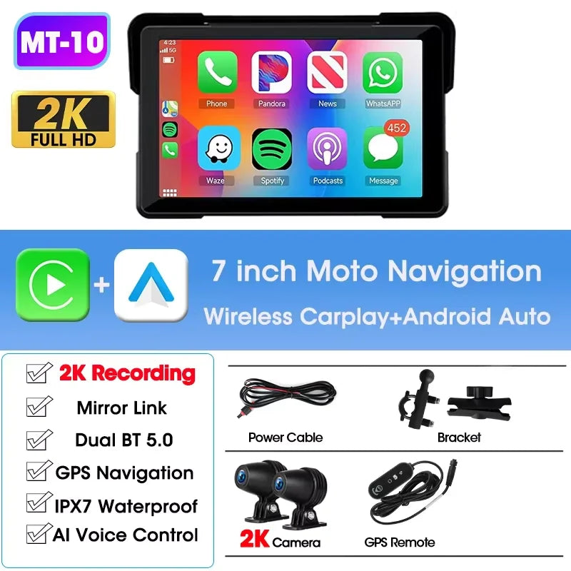 Jansite Waterproof Motorcycle GPS Display