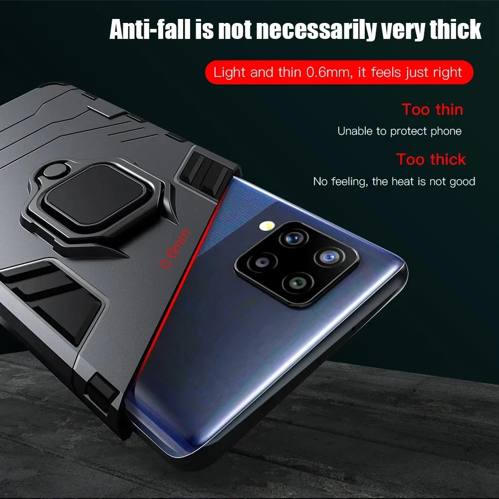 Samsung Shockproof Ring Stand Case