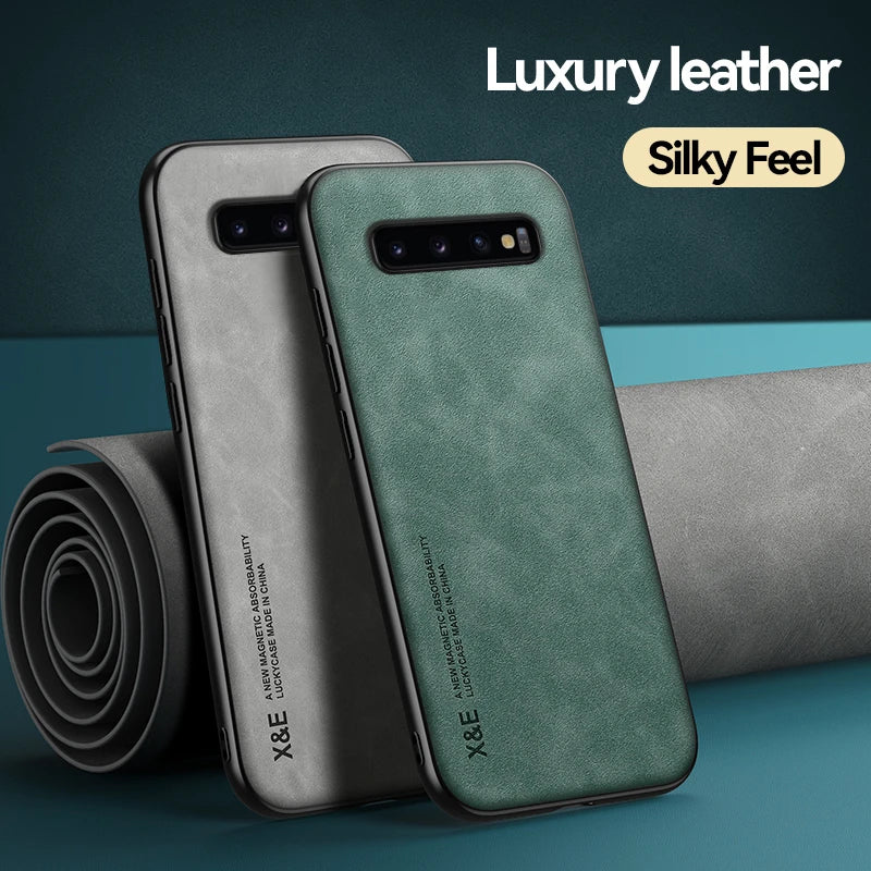 Samsung Magnetic Leather Phone Case