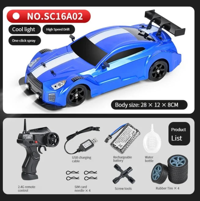 4WD Spray Drift RC Car