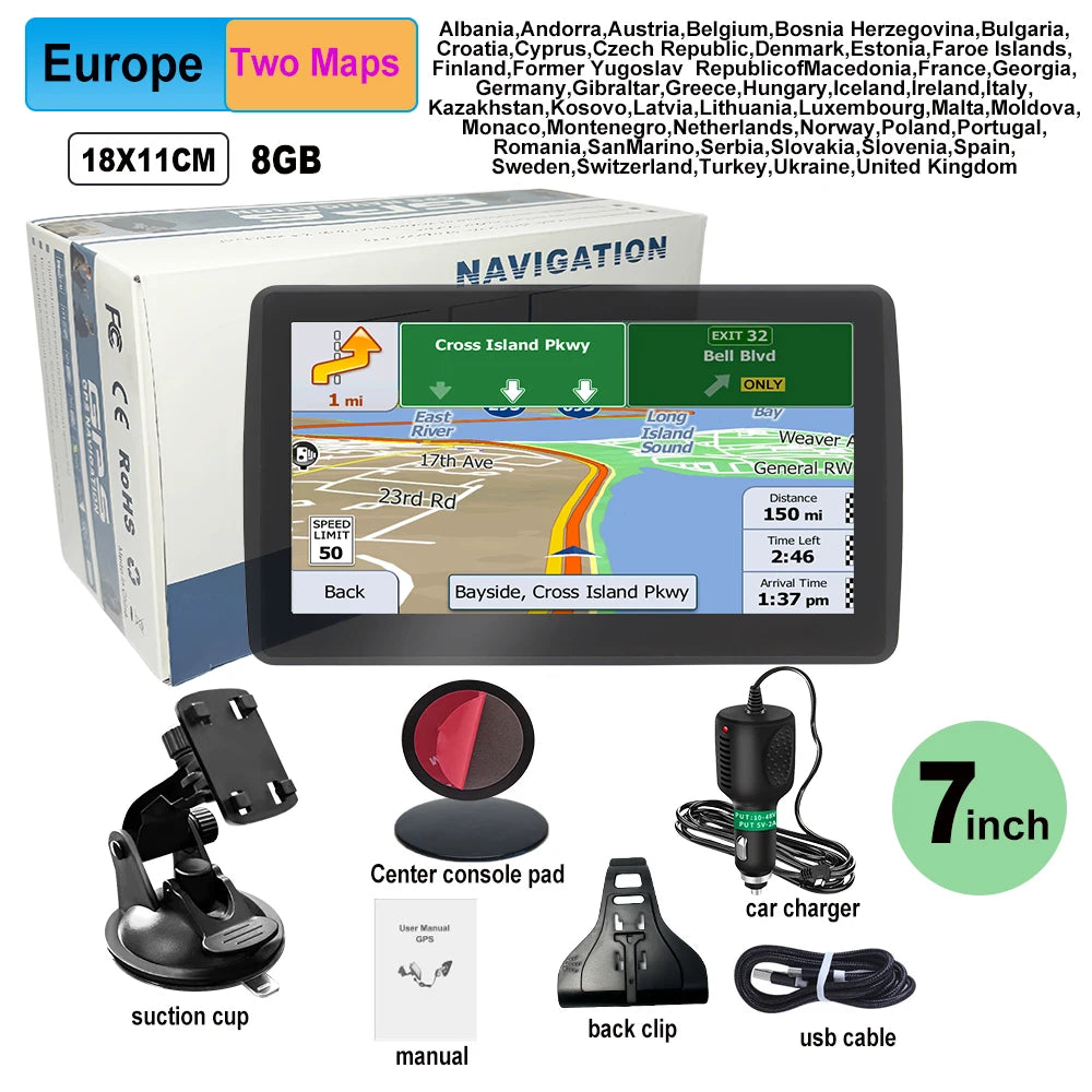 Seven-Inch Truck GPS Navigator