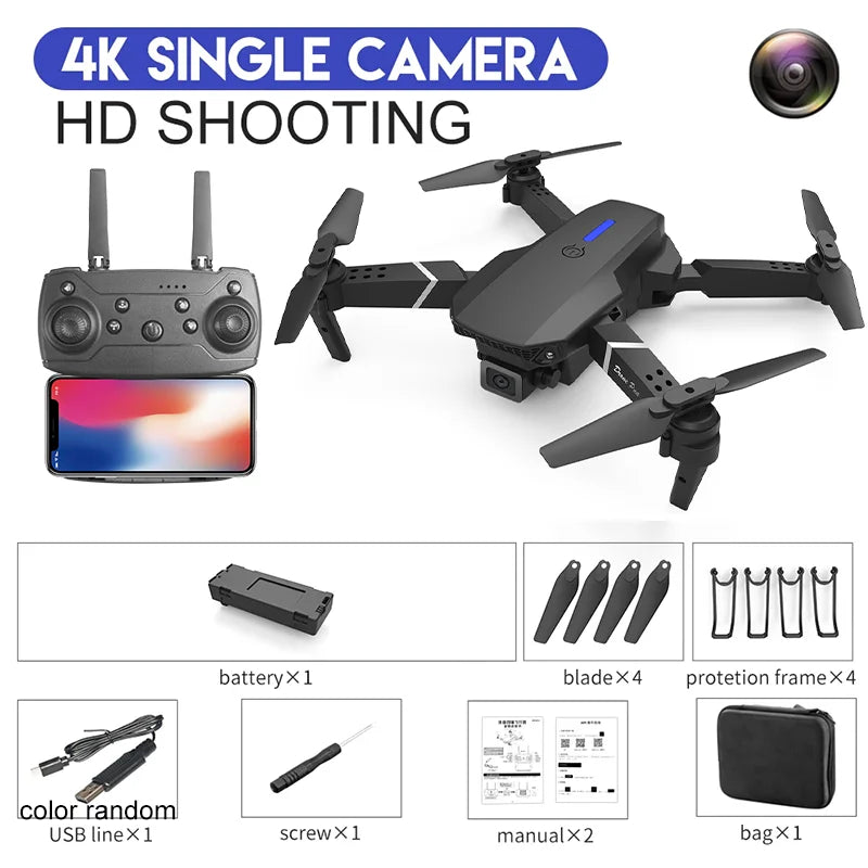 E88Pro Foldable 4K Camera Drone