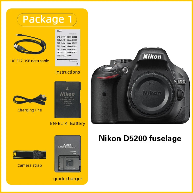 Nikon D5200 DSLR Camera Body
