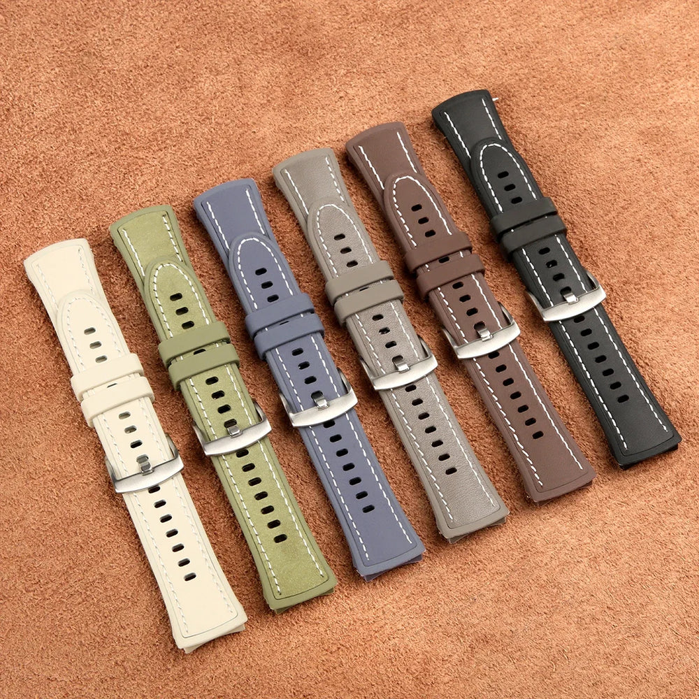 Huawei Leather Silicone Watch Strap
