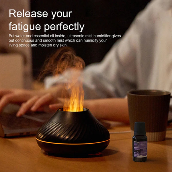 KINSCOTER Volcanic Flame Aroma Diffuser
