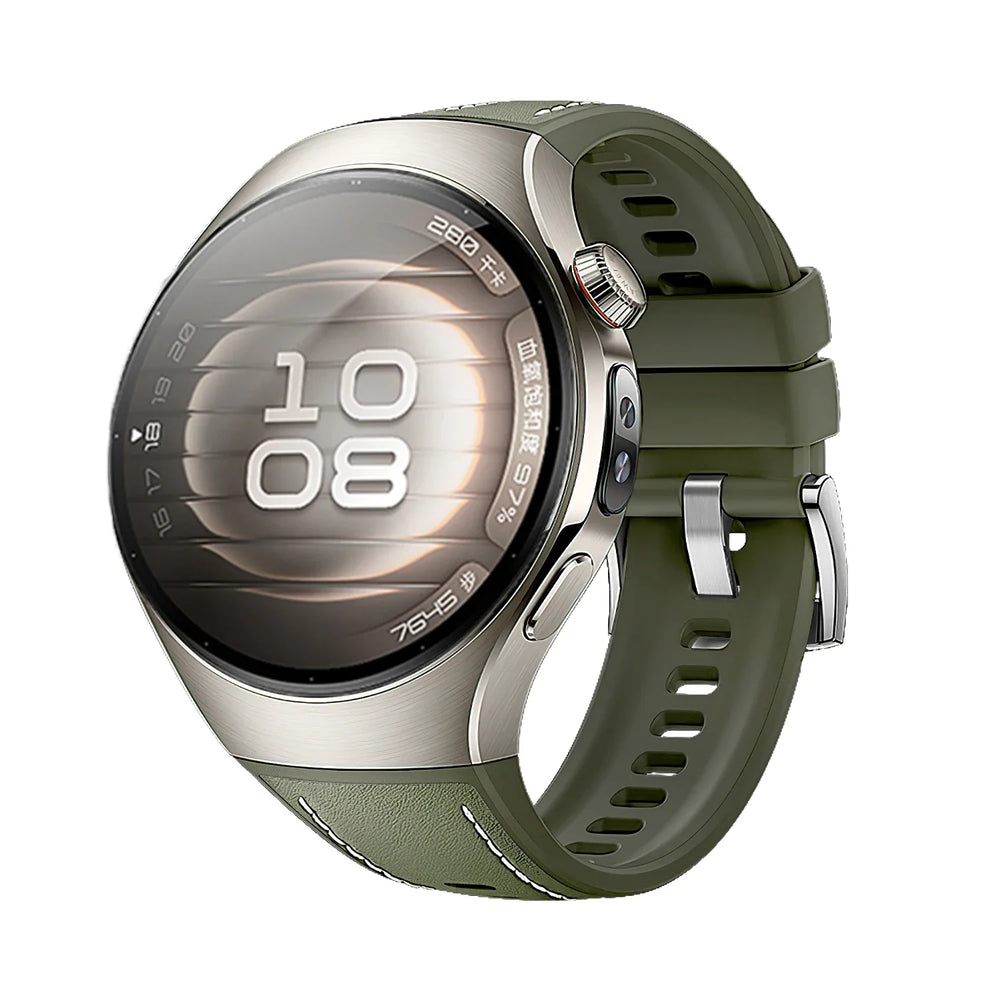 Huawei Leather Silicone Watch Strap