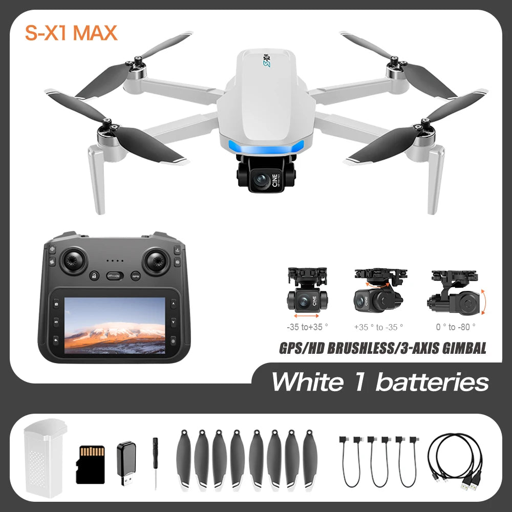 S-X1 MAX GPS Camera Drone