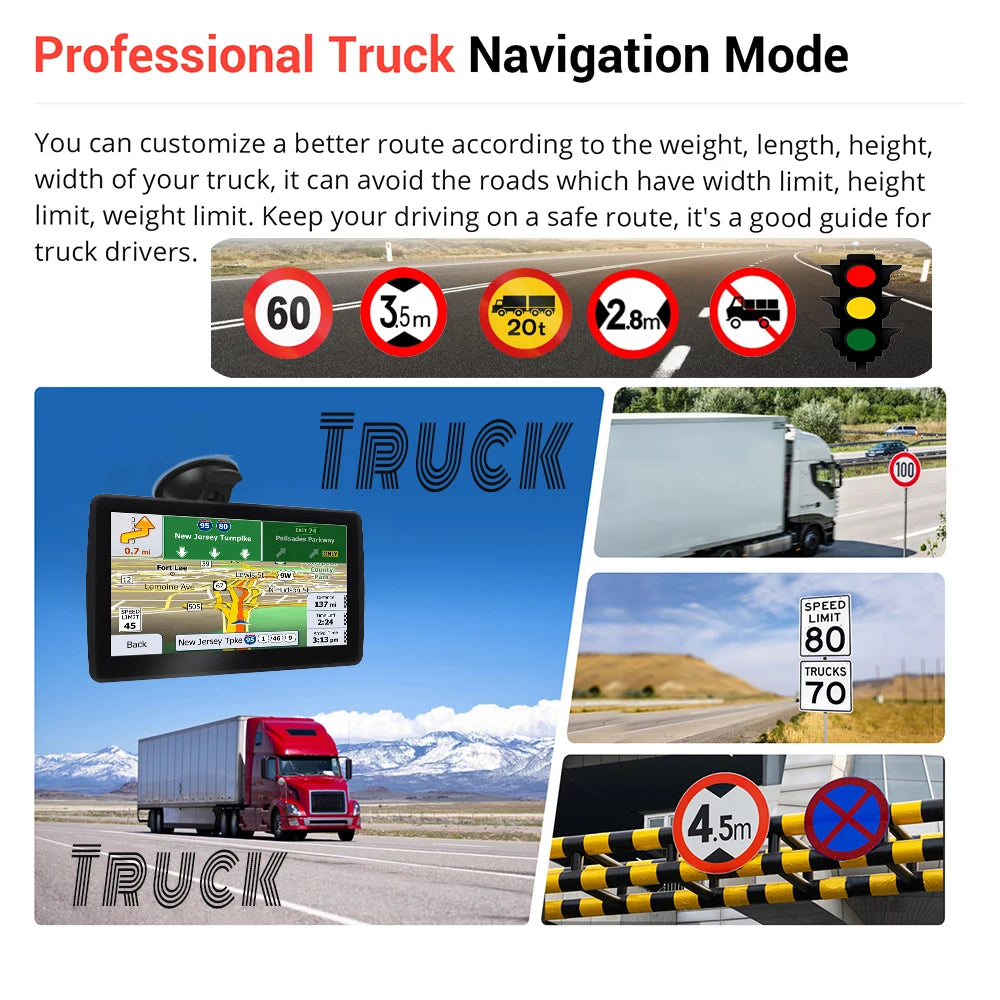 Seven-Inch Truck GPS Navigator