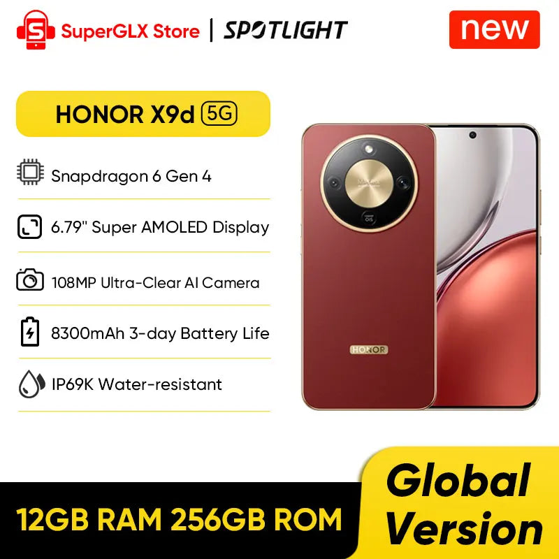 HONOR X9d 5G AMOLED Smartphone