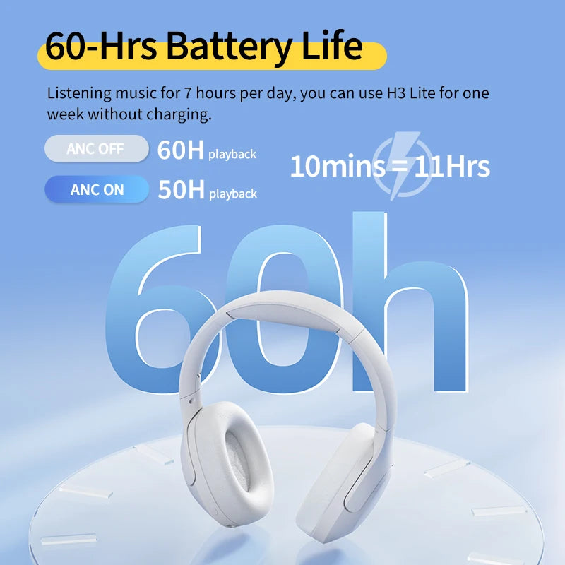 QCY H3 Lite ANC Headphones