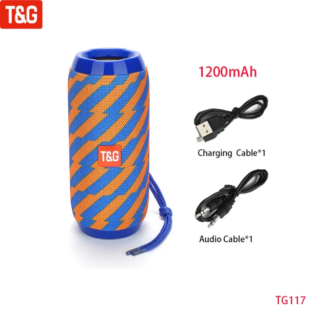 Portable FM Bluetooth Bass Speaker