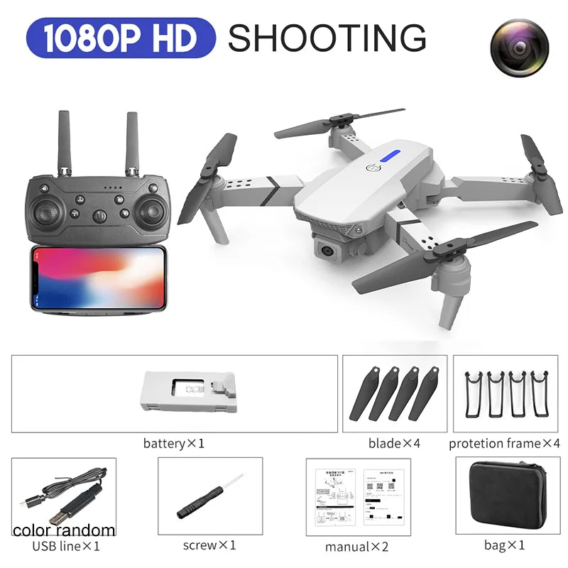 E88Pro Foldable 4K Camera Drone
