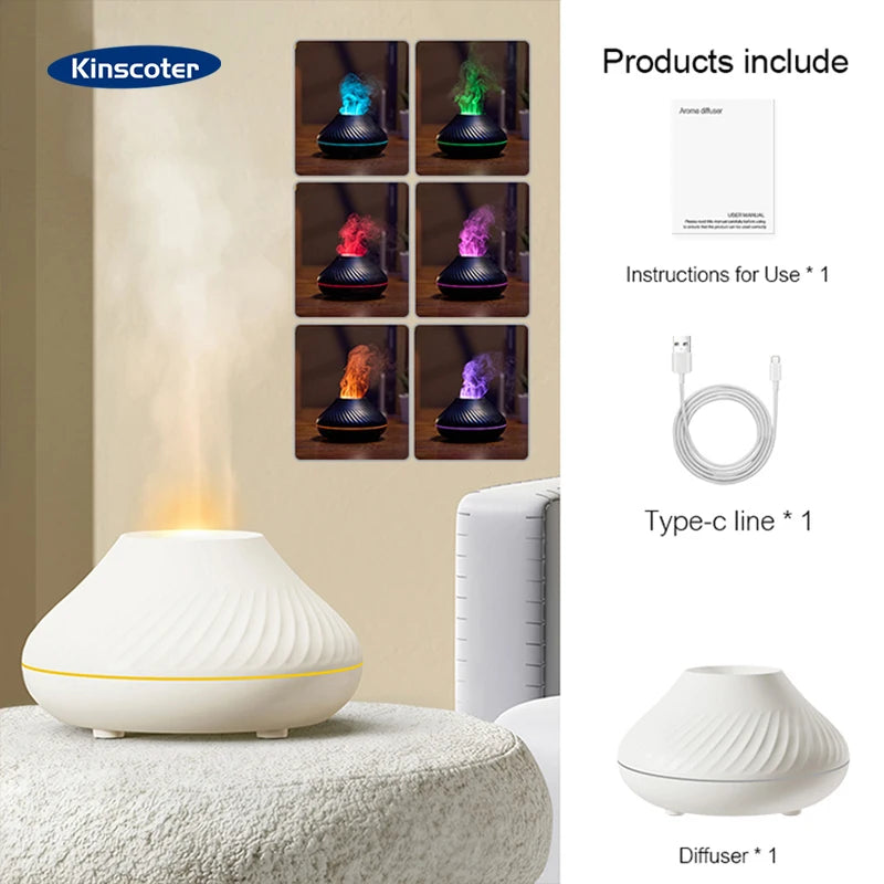 KINSCOTER Volcanic Flame Aroma Diffuser