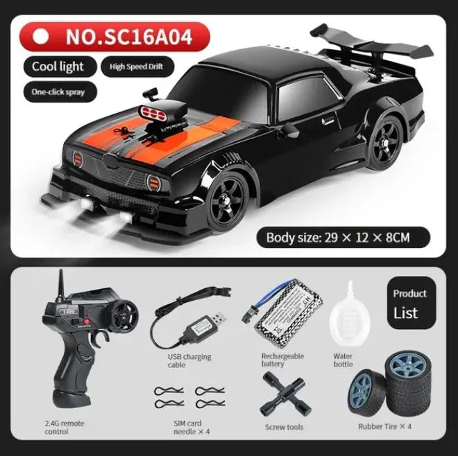 4WD Spray Drift RC Car