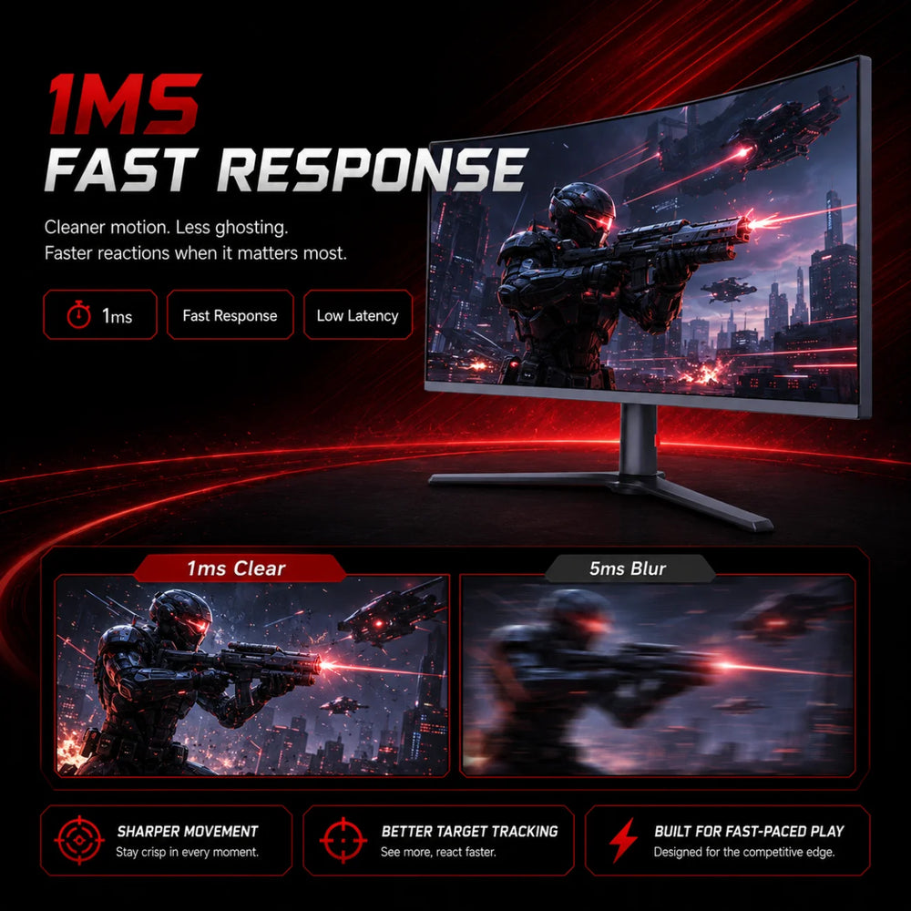 34-Inch 165Hz Curved Gaming Monitor