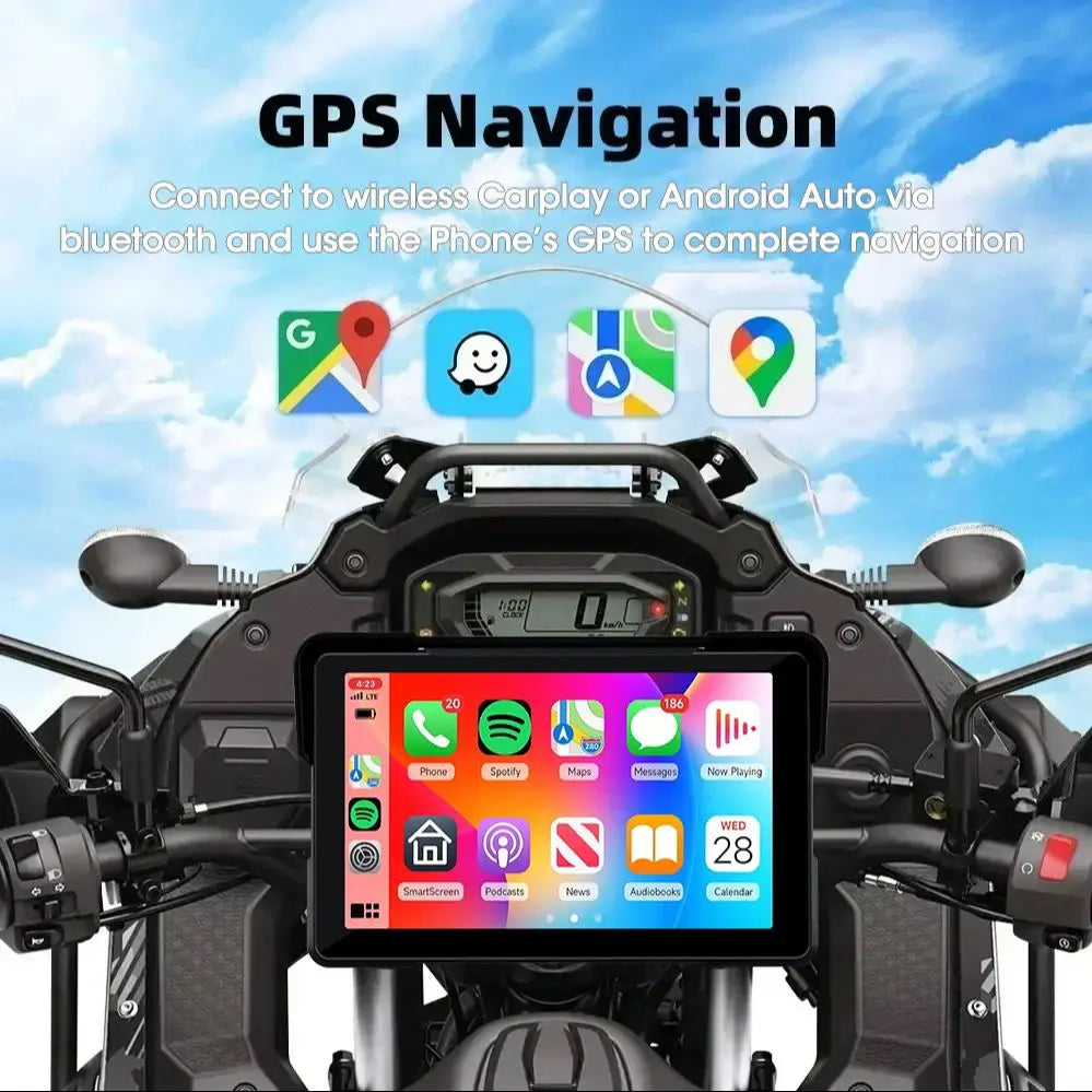 Jansite Waterproof Motorcycle GPS Display