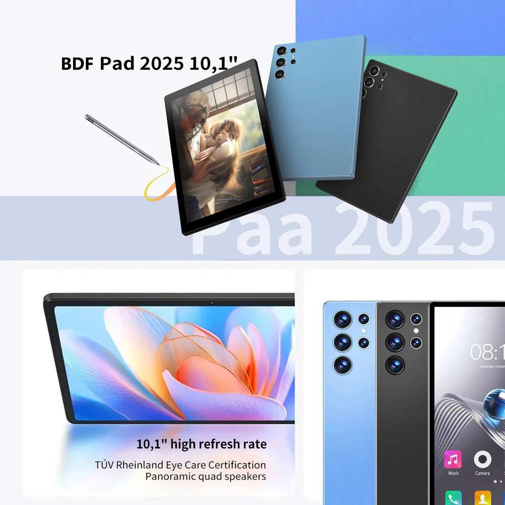 BDF 10.1-Inch Android Tablet