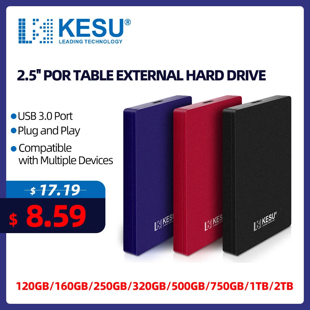 KESU USB External Hard Drive
