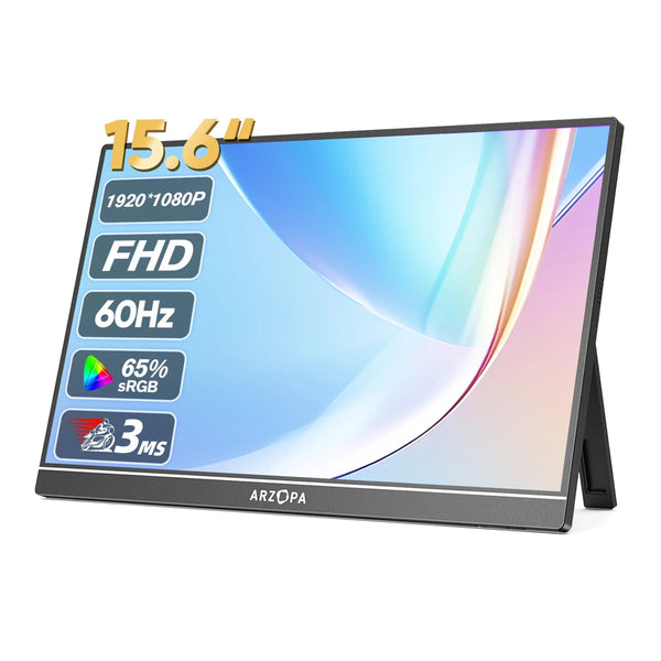 ARZOPA 15.6-Inch FHD Portable Monitor