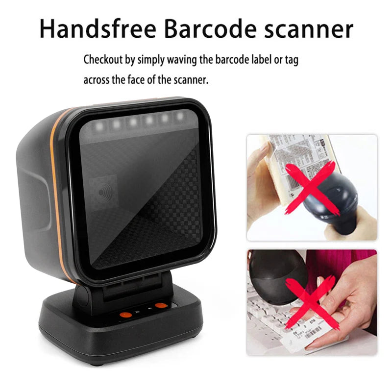 Hands-Free Desktop Barcode Scanner