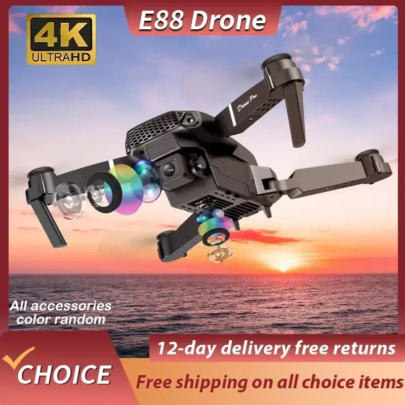 E88Pro Foldable 4K Camera Drone